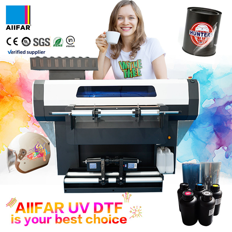 Скоростной ролл-для-ролл UV DTF принтер Автоматический класс чернила принтер для UV кристаллических наклейки